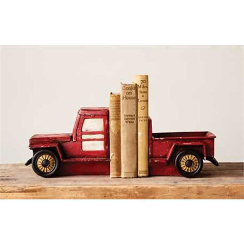 Resin Truck Bookends 