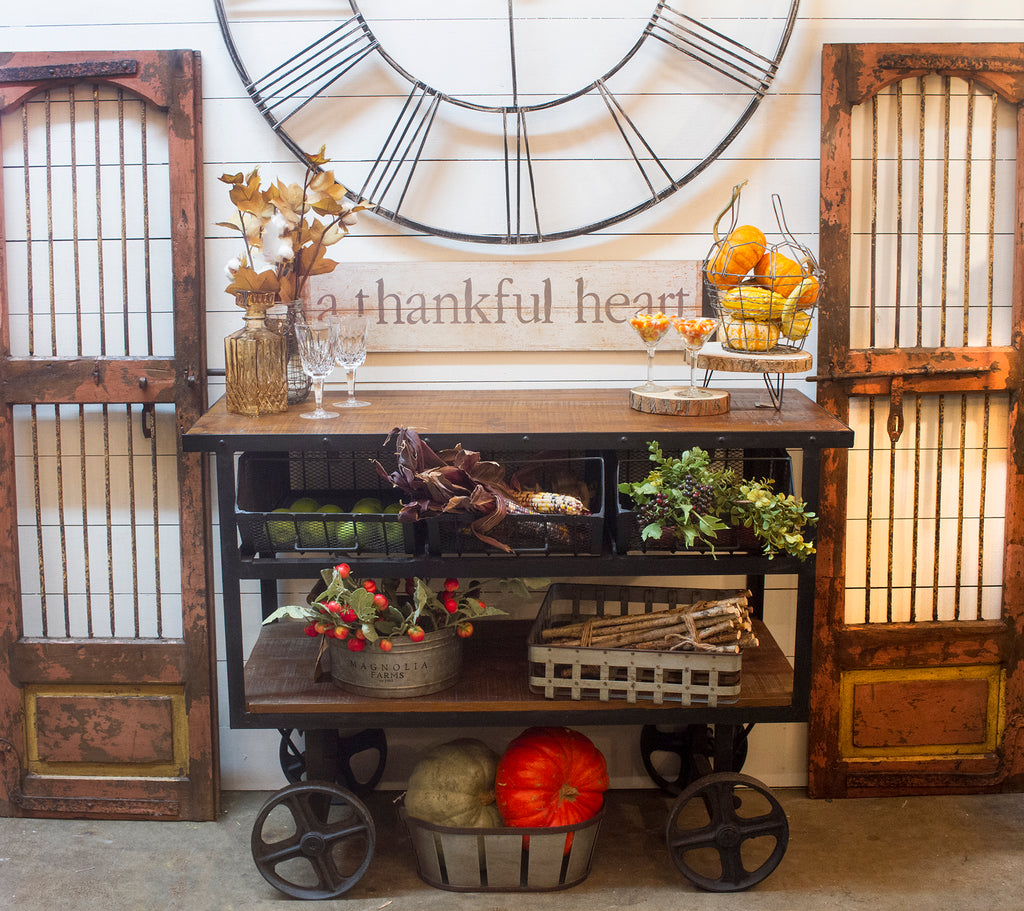 Thanksgiving Bar Cart