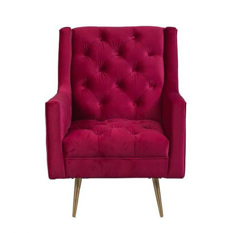 Verlaine Fuchsia Accent Chair