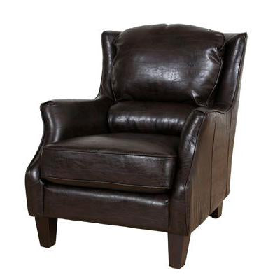 Garnett Leather Accent Chair