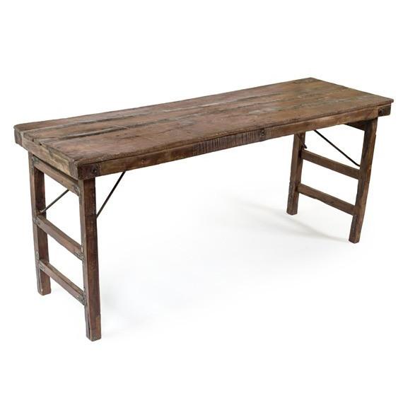 Vintage Indian Wedding Table Rustic Reclaimed Wood Tables City