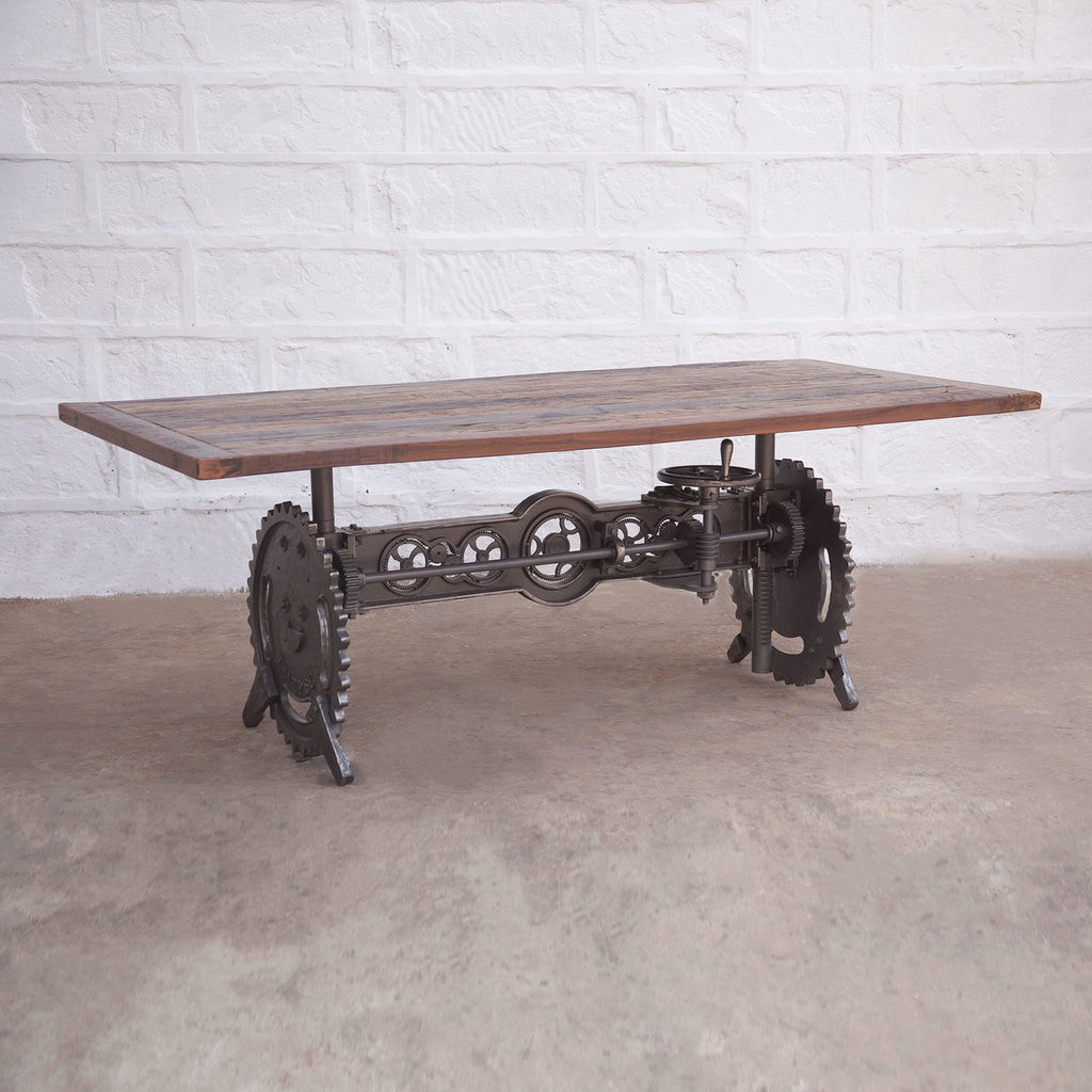 Steampunk Dining Table Wood Metal Kitchen Furniture City Home   FSP DT84 3q1  93482.1483562973.1280.1280 1024x1024 