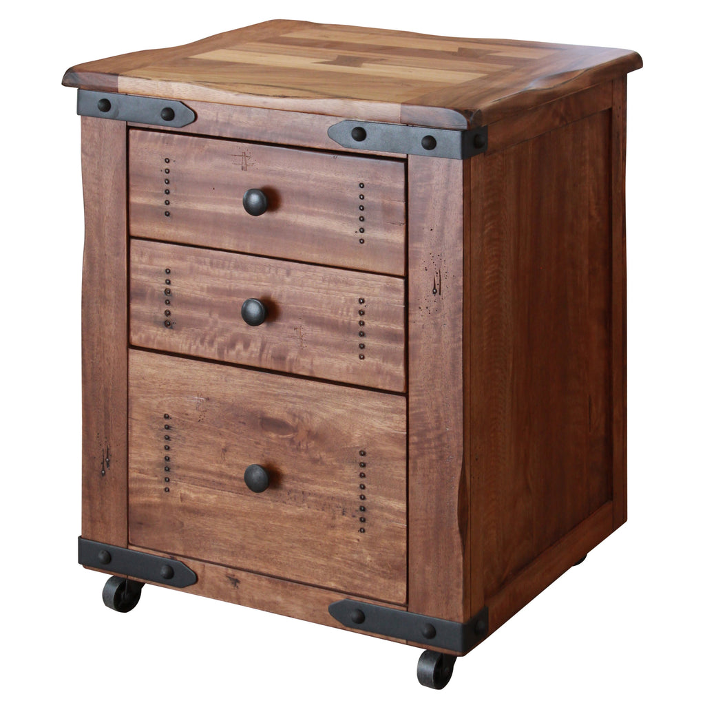 Parota Wood File Cabinet | Wooden Office Furniture | City Home
