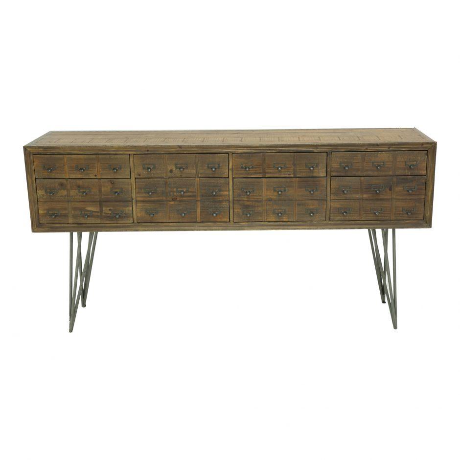 Javadi Reclaimed Wood Sideboard Mid Century Furniture City