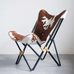 Genuine Cowhide Butterfly Chair Creative Co Op City Home