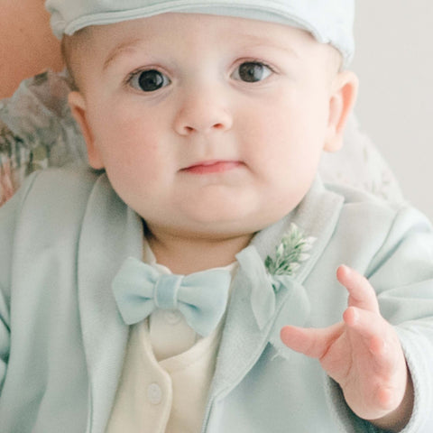 baby boy bow-tie in blue