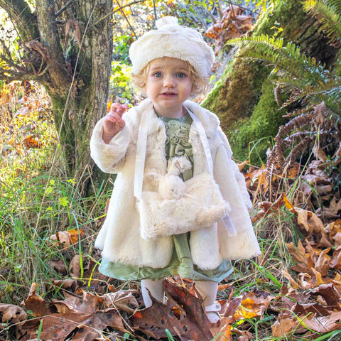 Baby faux fur coat