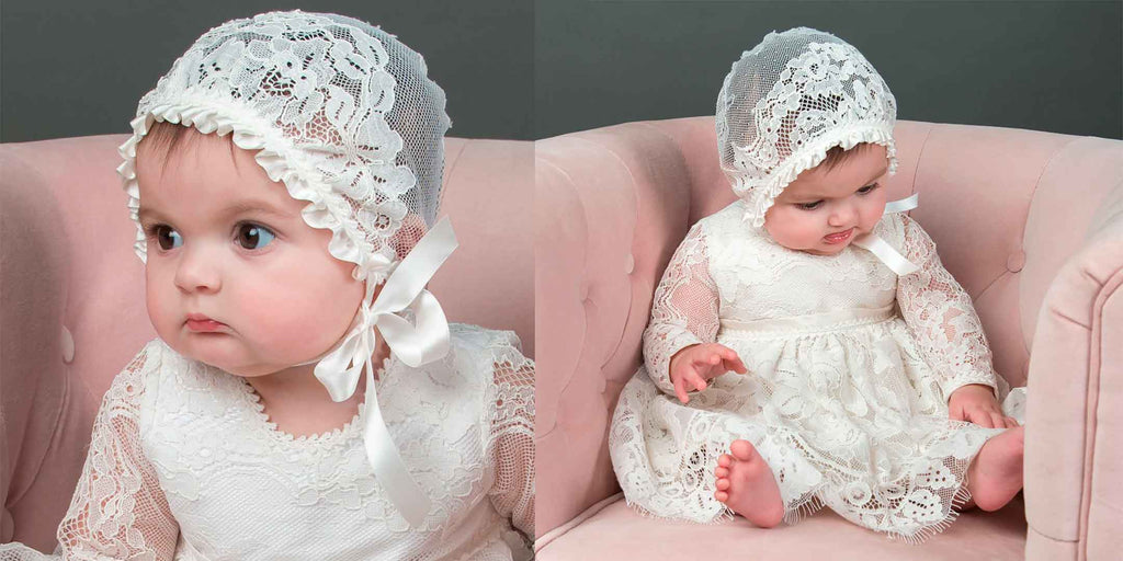 vintage baby bonnet