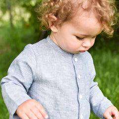 baby boy linen shirt