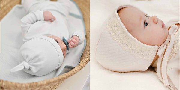 cotton baby bonnets