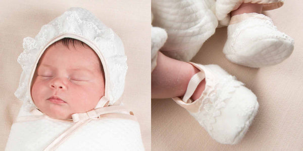 newborn bonnet and booties