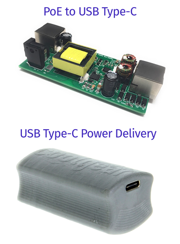 PoE for USB Type C