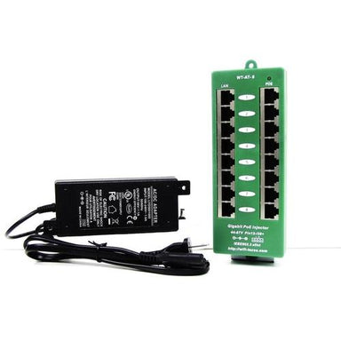 8 Port Active Gigabit Mode A PoE Injector (Power Supply Not Included)