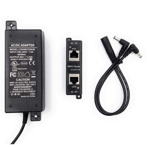 Herwey 2PCS RJ45 POE Module d'alimentation POE Injector Ethernet Adapter  for Network IP Camera, poe injector, poe adapter 