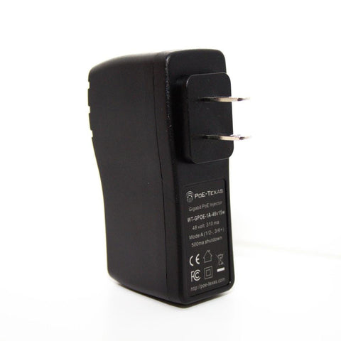 POE INJECTOR 48V - 56V IEEE Non-standard Gigabit Max 30W Power out, Pin  Mode B Pin 4.5 (+) /7.8 (-), Wallys, also for compex