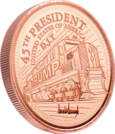 trump copper coins