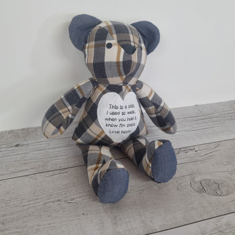 Bereavement Bear Memory Bear – The Patchwork Bear