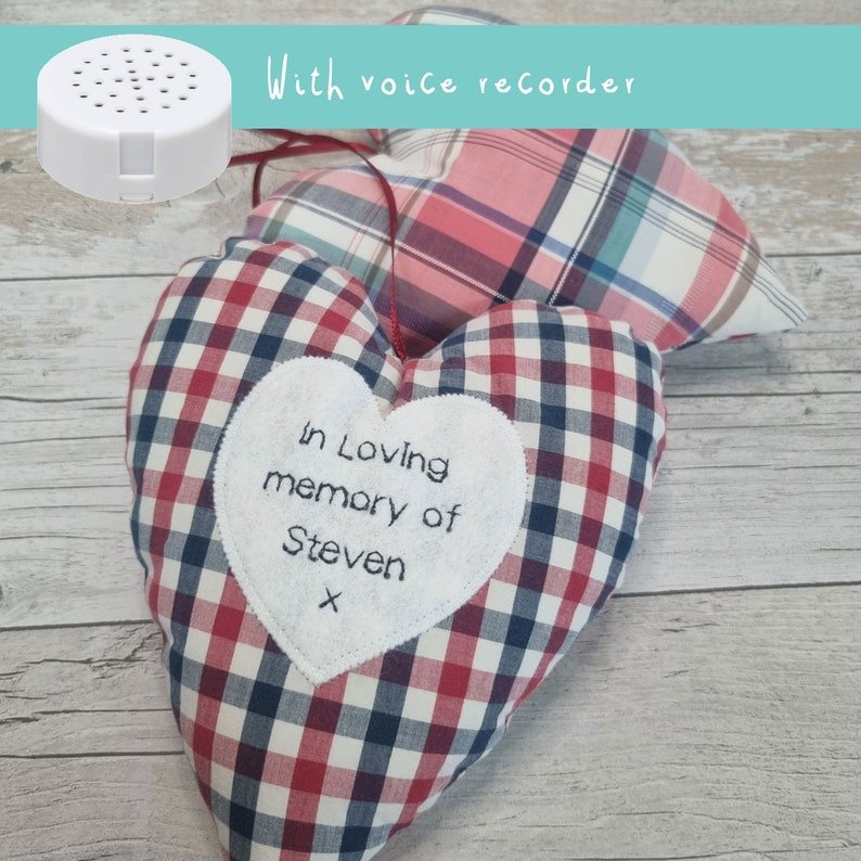 Custom Memory Pillow Made From Loved One's Clothing, Bereavement Gift