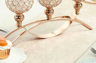 inexpensive candle holders wedding reception