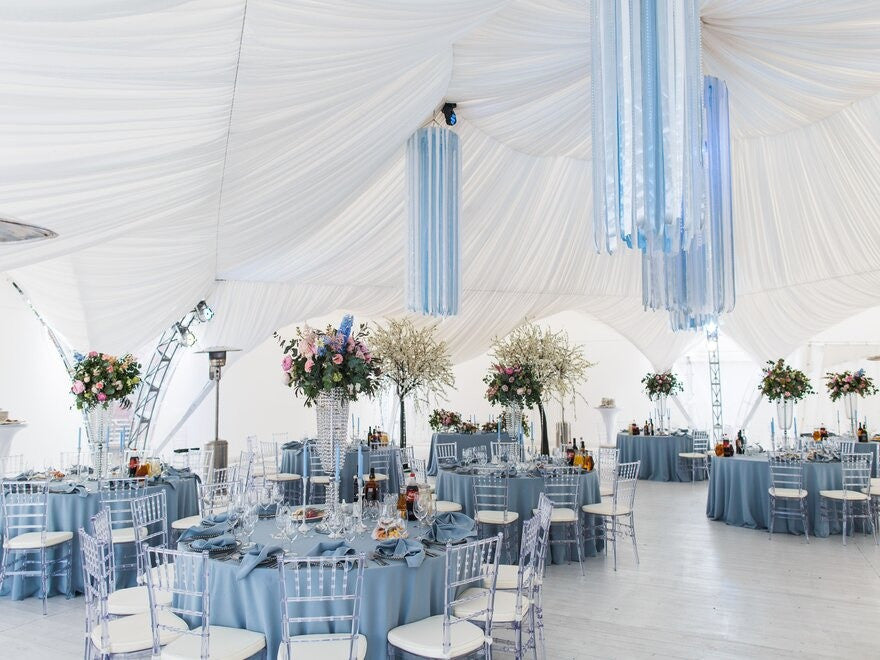 dusty blue wedding