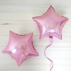 Shiny Pink Star Mylar Foil Balloons - Add a Touch of Magic to Your Events