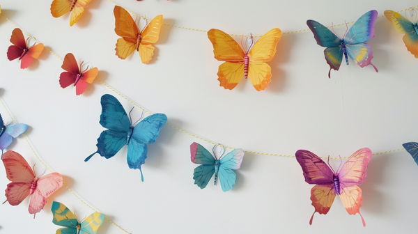 Colorful butterflies for Mother’s Day Decoration ideas.