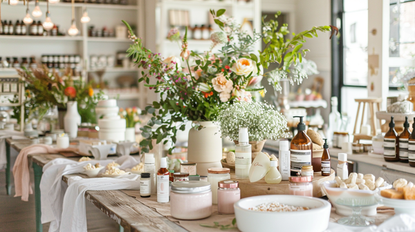 Elegant mother’s day party ideas with boutique beauty products