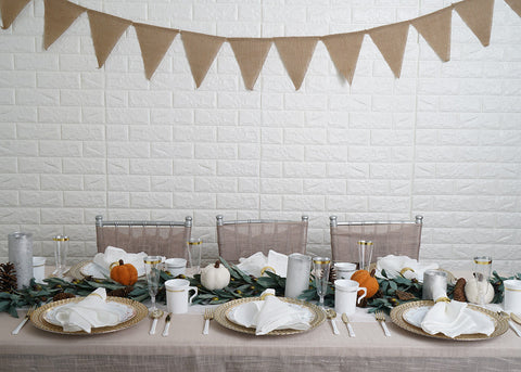 fall dining table decor