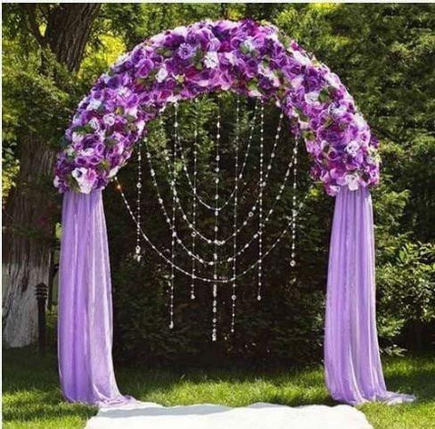 Purple themed decor