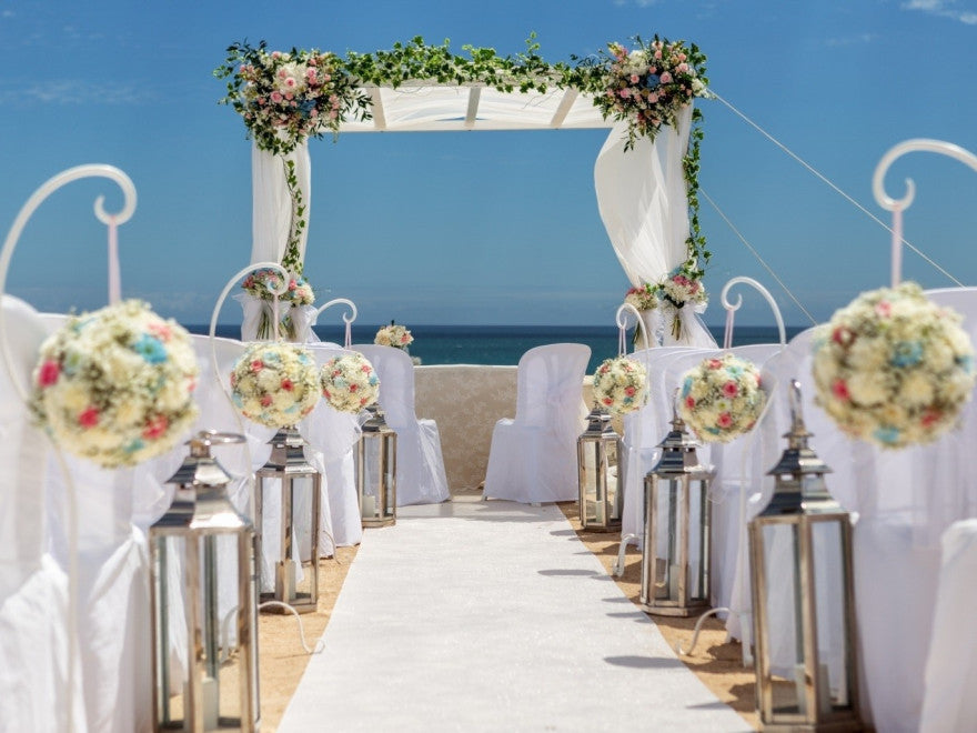 aisle decorations for outdoor wedding