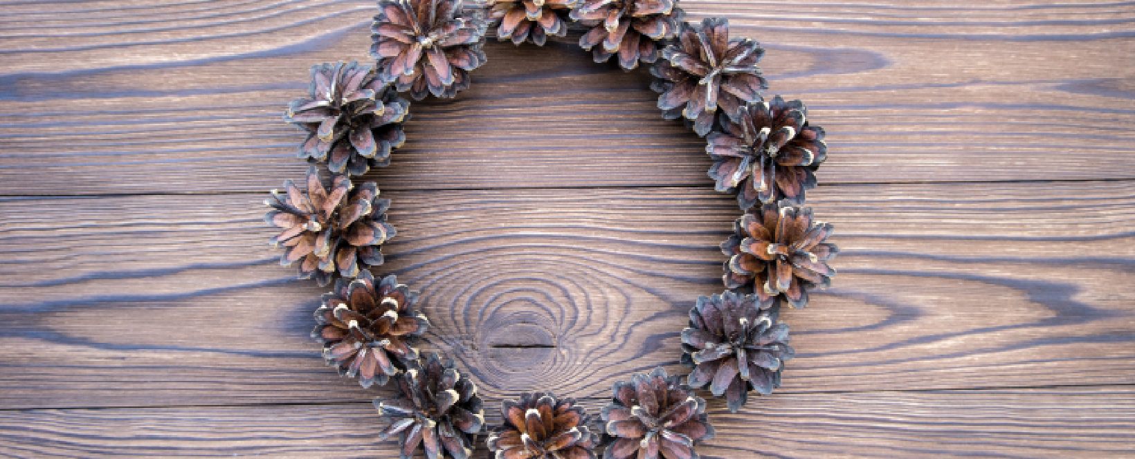 Frosted Pinecone Winter Wreath