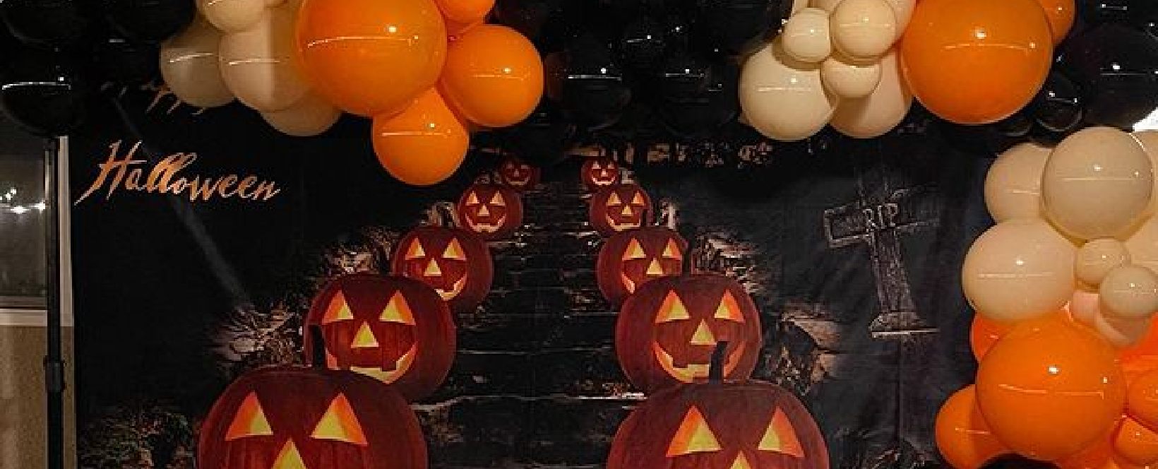 Freaky Halloween Party Backdrop