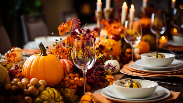 Centerpieces for Round Tables- autumn decor