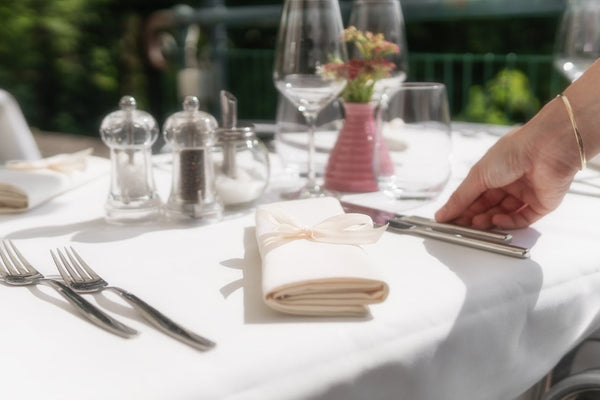 formal table setting- table utensils