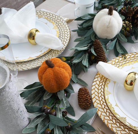 fall dining table decor