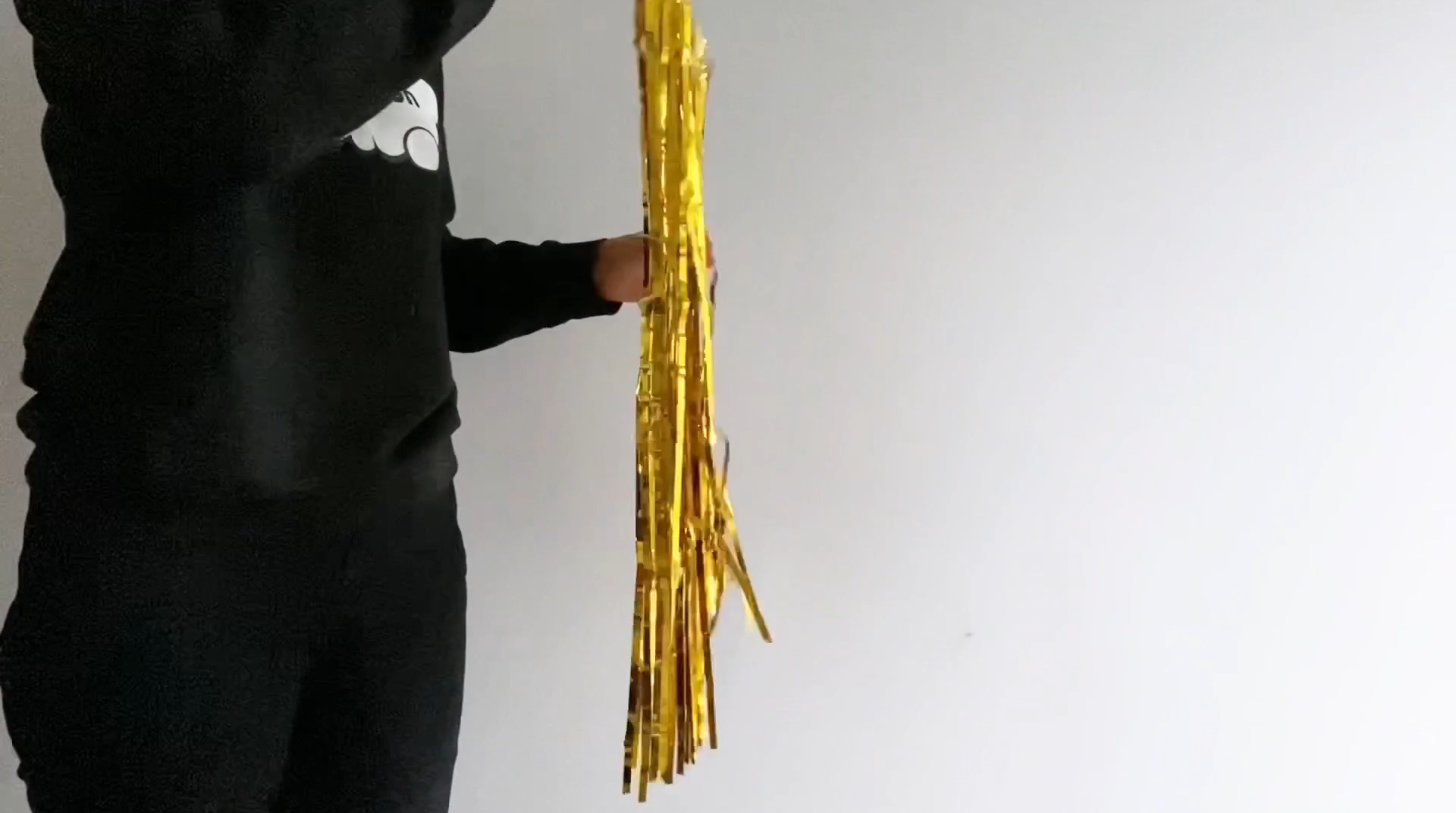 Gold fringe tassel decor