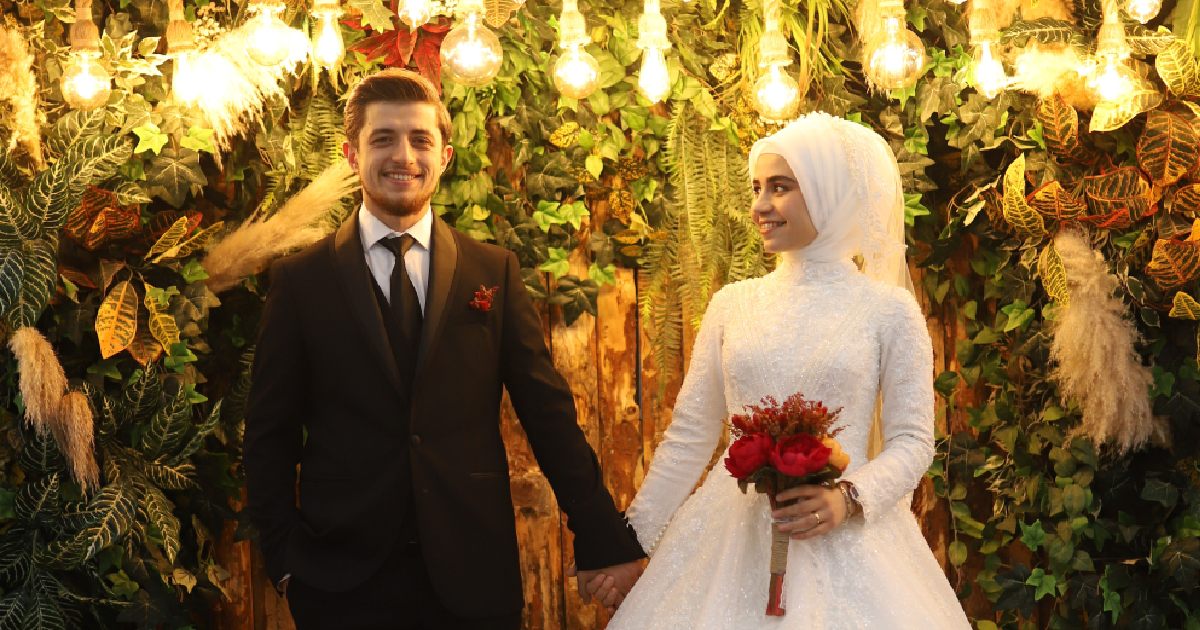 wedding-arch-decorated-with-greenery