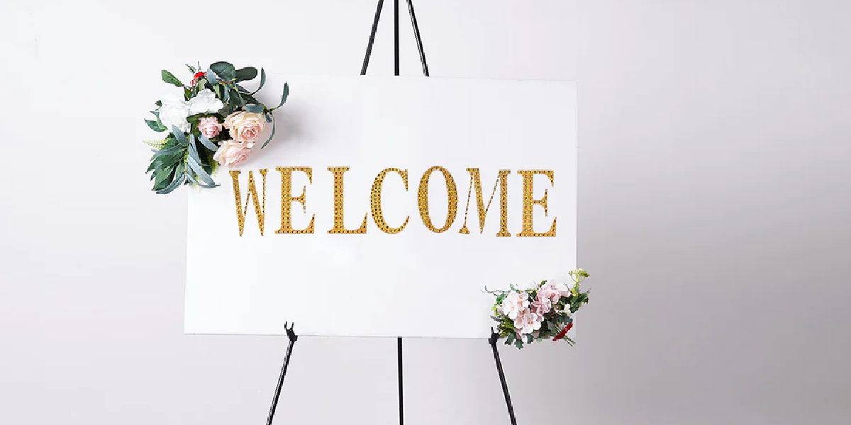 wedding welcome sign