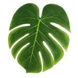 12 Pcs | Artificial Monstera Tropical Leaves, Faux Palm Leaves Hawaiian ...