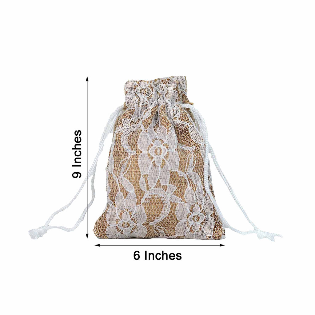 drawstring wedding bag