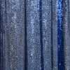 8ftx8ft Navy Blue Sequin Photography Booth Backdrop Semi-Sheer Curtain#whtbkgd