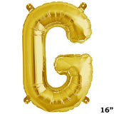 16" Shiny Gold Mylar Foil Letter Balloons