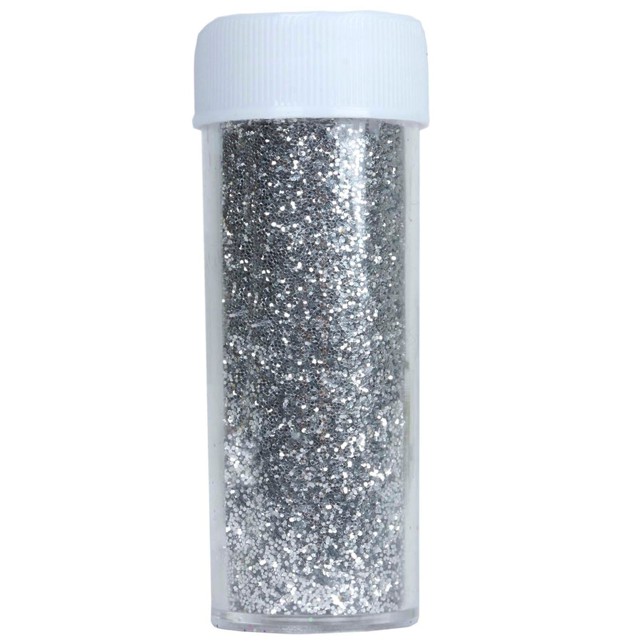 23 grams Silver Extra Fine Glitters | TableclothsFactory