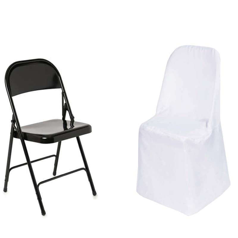 round folding chair covers