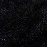Black Spandex Stretch Banquet Chair Cover With Metallic Glittering Back ...