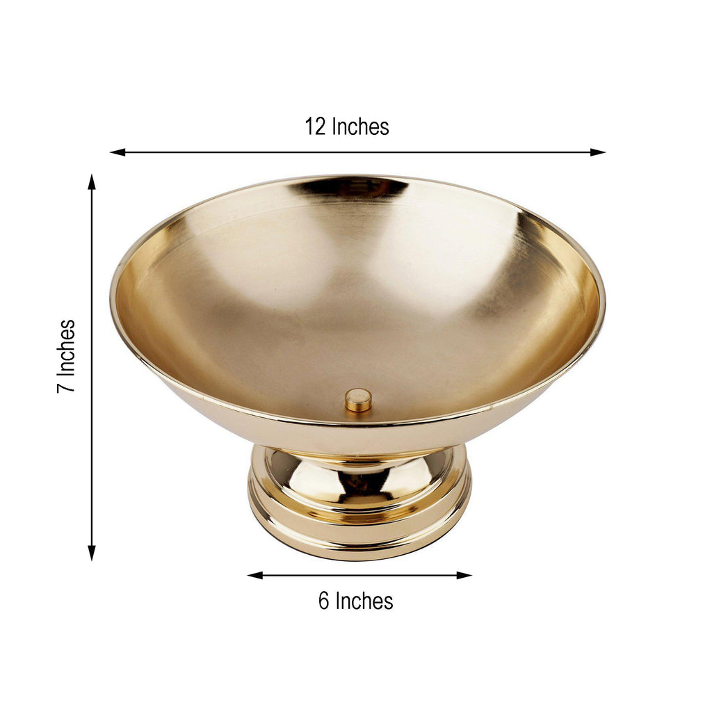 gold candle dish