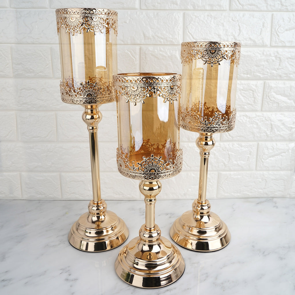 cheap tall metal candle holders