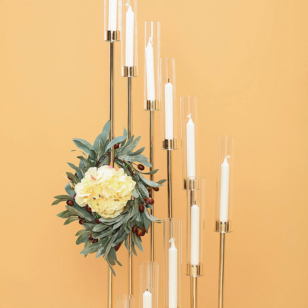 candelabra glass candle holders