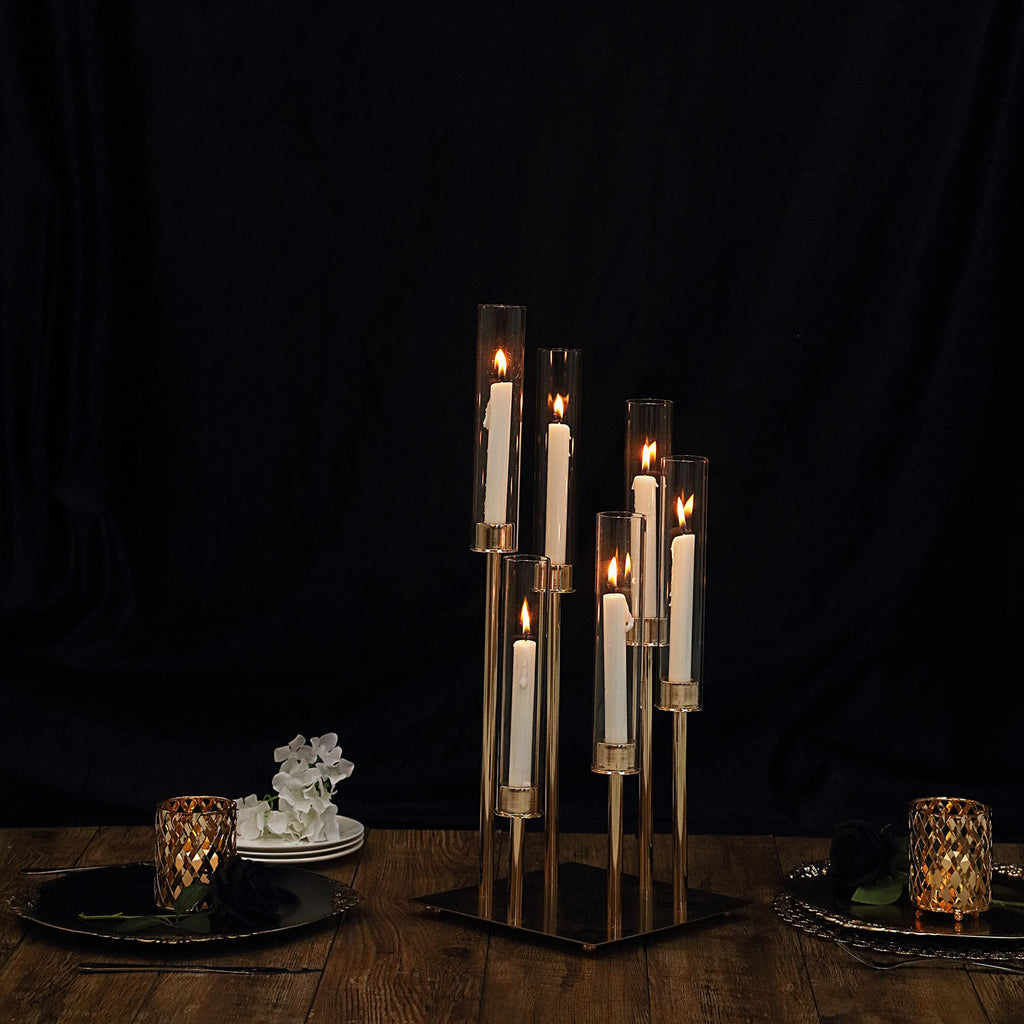 large candle holders