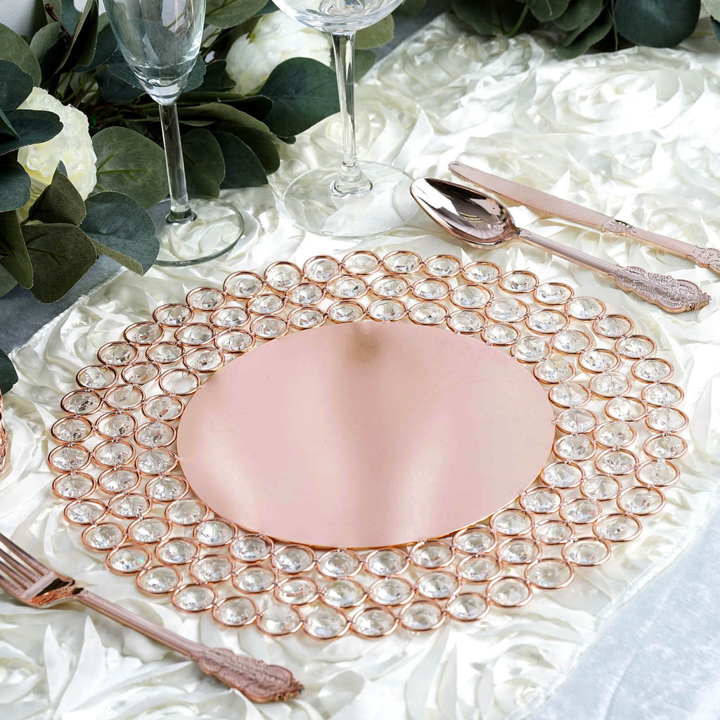 Set Of 96 Gold Effect Charger Plates Round Table Placemats Centerpiece Decor New Dinnerware Plates Home Garden Worldenergy Ae